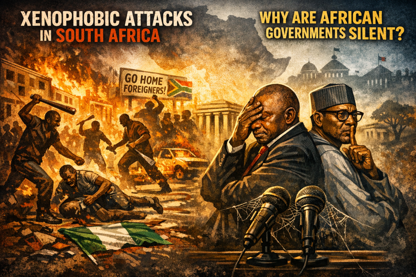 Is South African Attacks on Africans in South Africa real and why  is African Governments  silent?